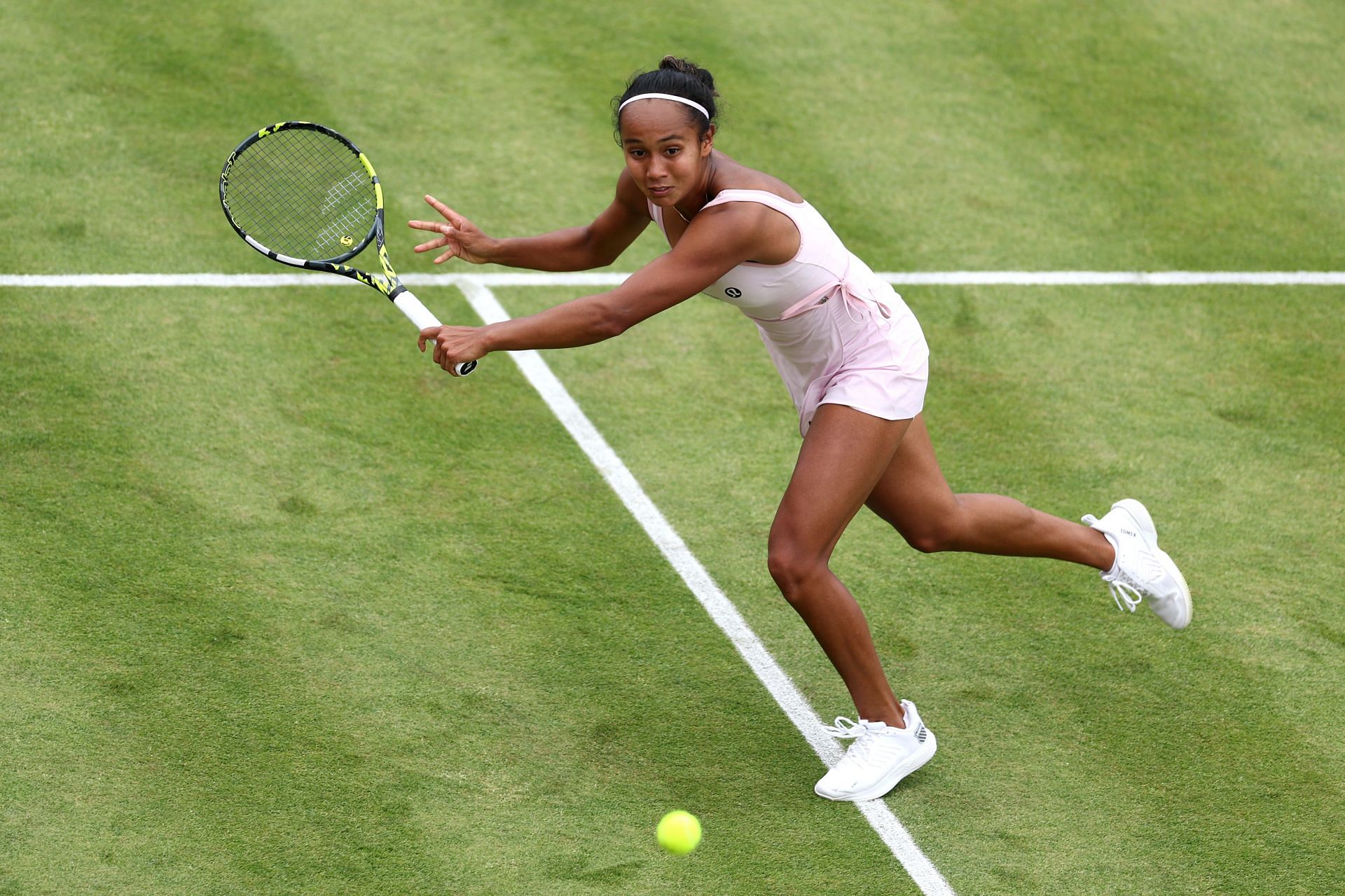 Leylah Fernandez in action at Berlin Ladies Open 2025 | Image Source: Getty